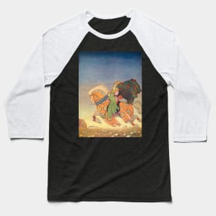 Sir Tristan Rides Away With His Love - Thomas Mackenzie Baseball T-Shirt